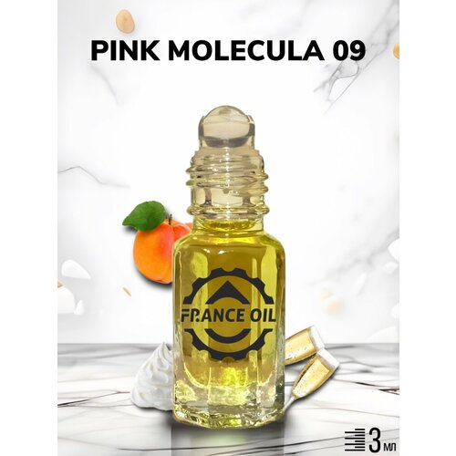 Духи масляные арабские Pink Molecule 090.09 / Пинк Молекула 09 3 мл унисекс духи женские розовая молекула духи шампанское орхидея абрикос бузина дерево духи спрей в открытках стеклянный флакон 10 мл