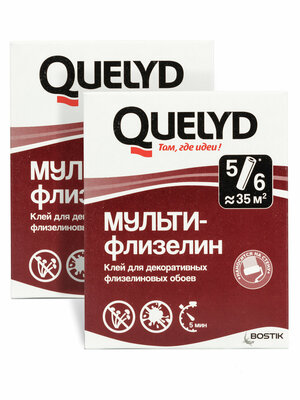 Сухой клей для обоев QUELYD мульти-флизелин, 180 г