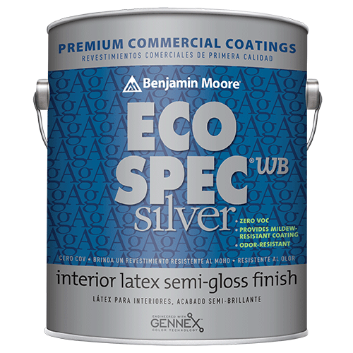 Benjamin Moore Eco Spec Silver 476 Краска антигрибковая полуглянцевая 3.8л.