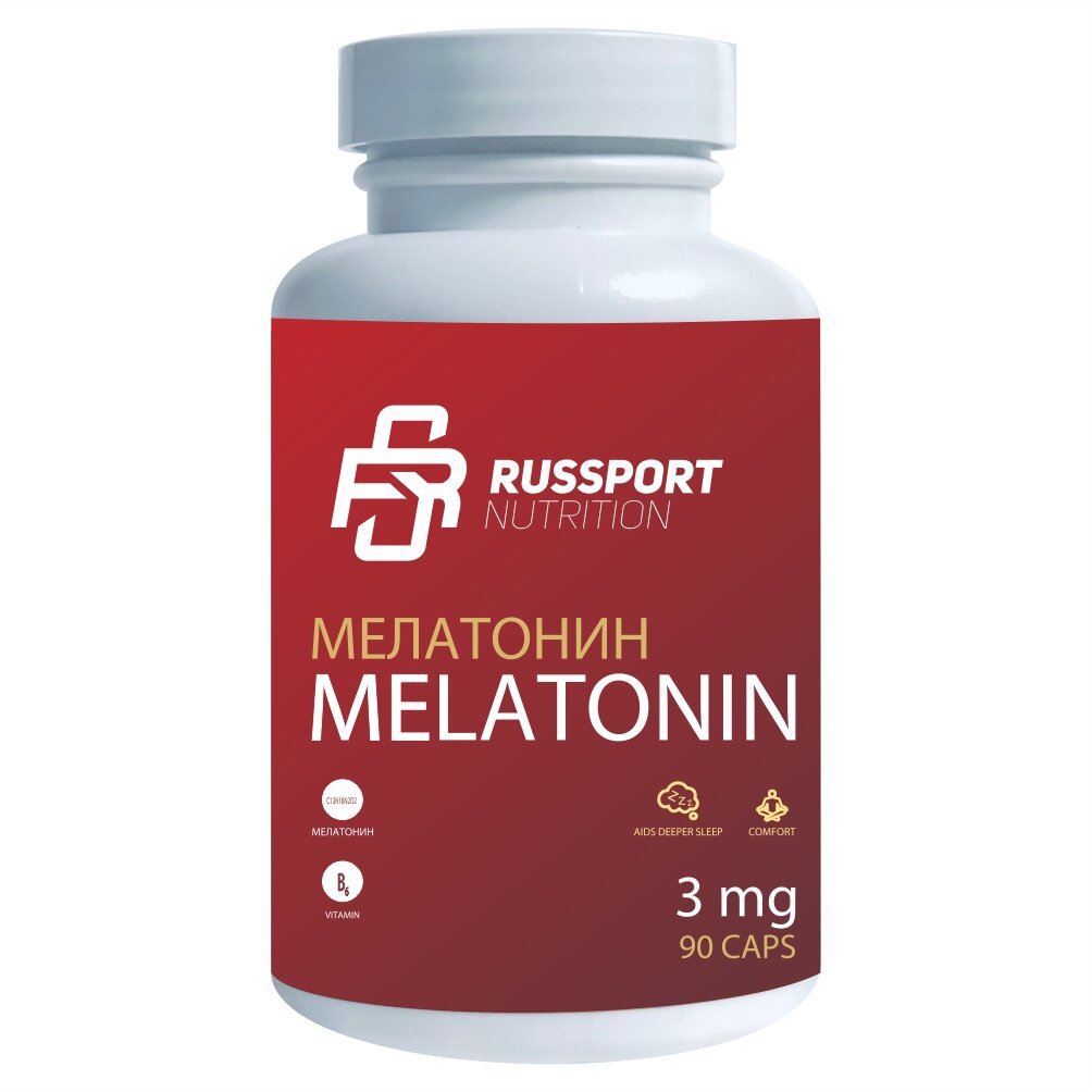 Мелатонин RS Nutrition MELATONIN 3 mg 90 капсул от бессонницы