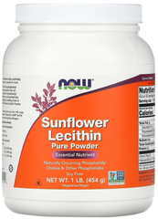 NOW Sunflower Lecithin Powder (450 гр)