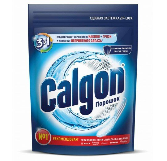 Порошок Calgon 3 в 1 от накипи, грязи и запаха для стиральных машин 400 г