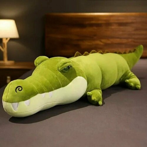 Мягкая игрушка Крокодил 80 см светло-зеленый мягкая игрушка крокодил зеленый 80 см