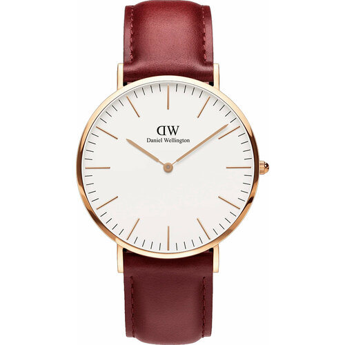 Наручные часы Daniel Wellington, коричневый, белый