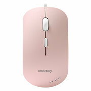 Мышь проводная беззвучная с подсветкой Smartbuy 288 (SBM-288-P), розовый