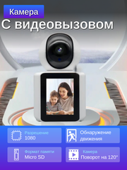 Камера для видеозвонков ImCam Video Calling Smart WiFi, видео няня