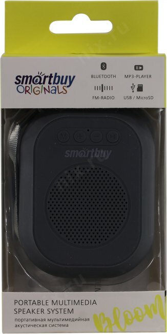 Портативная акустическая система Smartbuy BLOOM, черная SBS-140 - фото №8