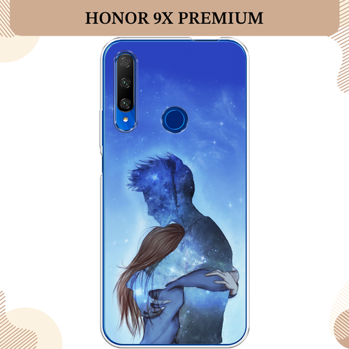 Силиконовый чехол Влюбленная пара небо на Honor 9X Premium / Хонор 9X Премиум силиконовый чехол небо на honor 9x