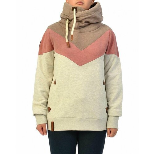 фото Толстовка naketano, размер xl, розовый, бежевый