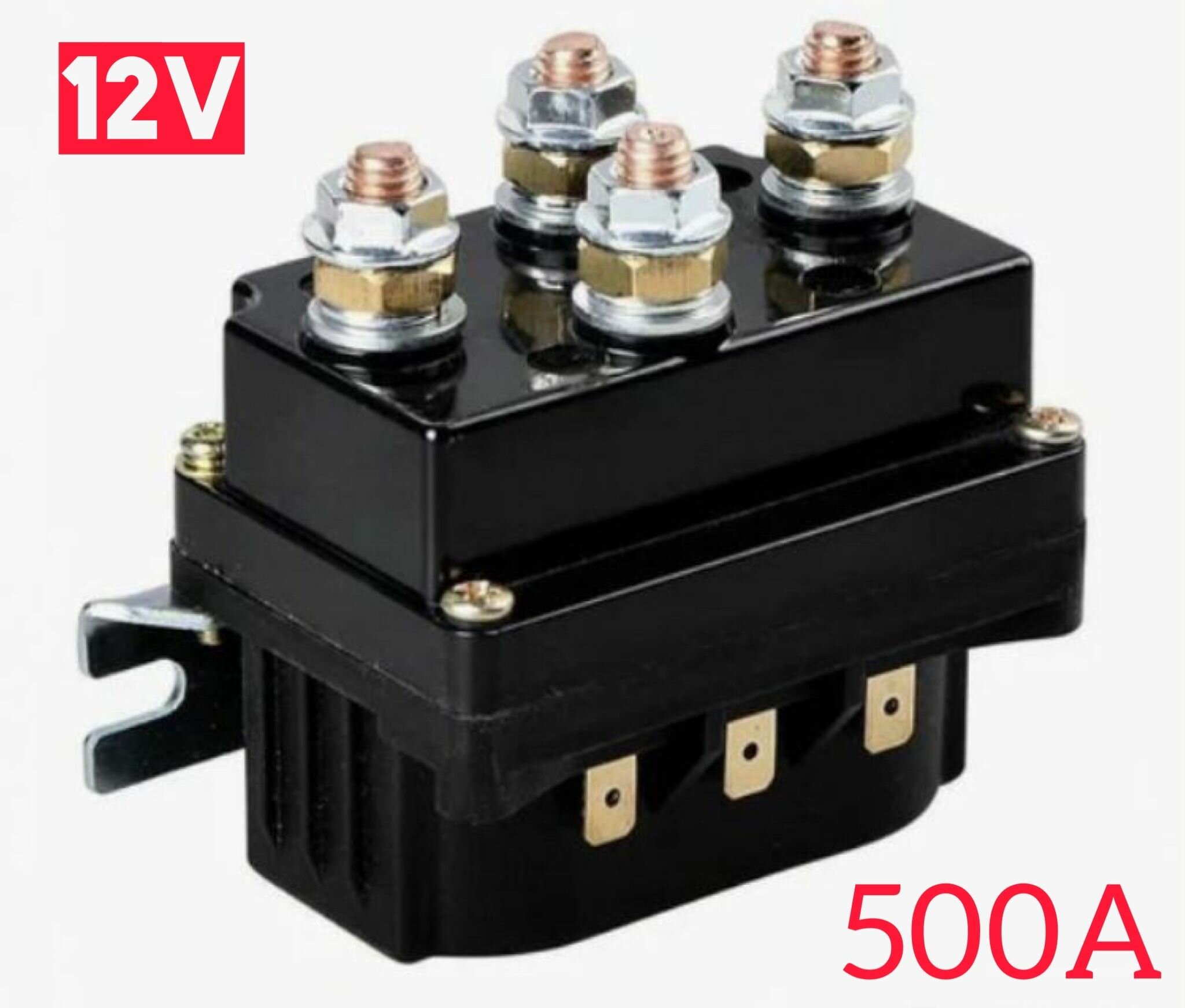 Универсальный моносоленоид для лебедки 12V/500А