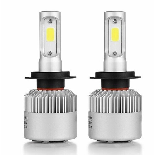 Светодиодная лампа для авто цоколь С6 H7, 2 шт