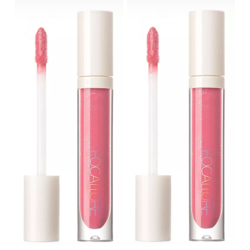 Блеск для губ Focallure Plump High Shine Lip Glow, тон 08, 2,5 г, 2 шт.