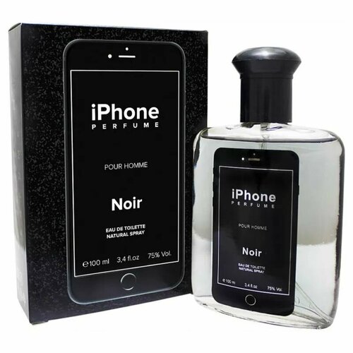 Apple Parfums Мужская Туалетная вода Iphone Pour Homme Noir, 100 мл туалетная вода zlatan ibrahimovic parfums sport pour homme 50 мл