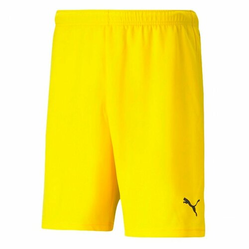 фото Шорты puma teamrise, размер m, желтый