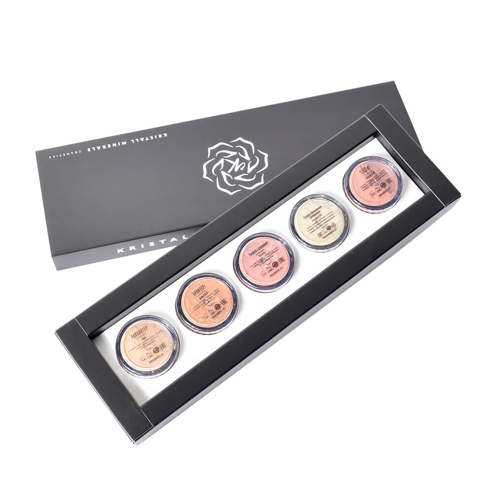 Kristall Minerals Cosmetics Kit8 Набор миниатюр для лица №2 "Эффектное преображение" 7,5 г