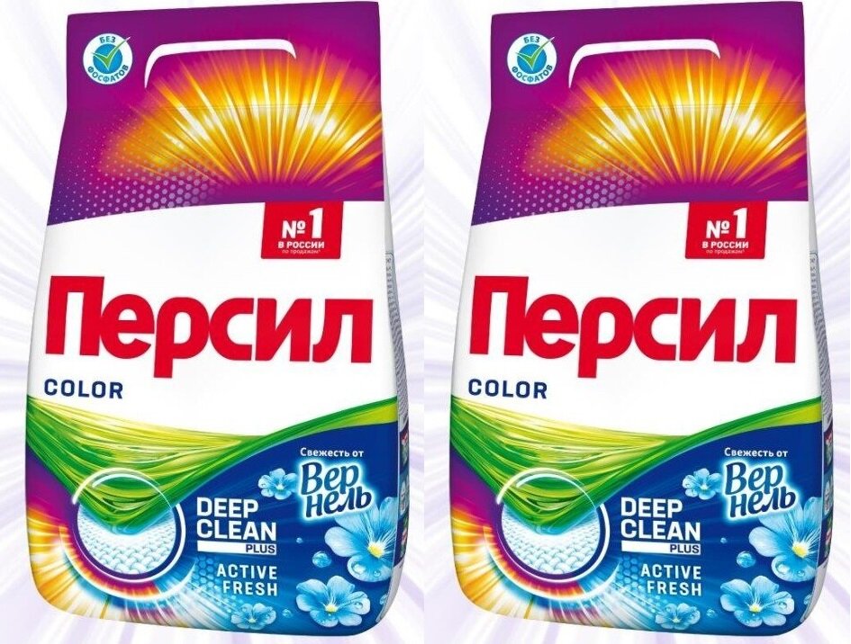 Стиральный порошок Персил Color от Вернель, 3 кг х 2 шт