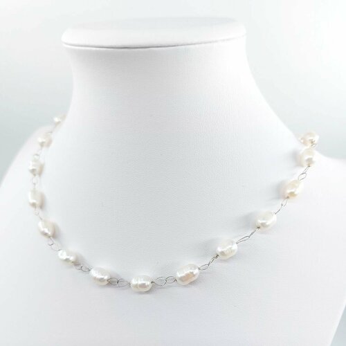 Чокер, длина 40 см, белый