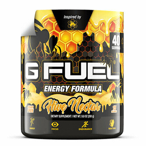 Сухой энергетик GFUEL Hive Nectar (Персик, Мандарин), 40 порций, 280 г