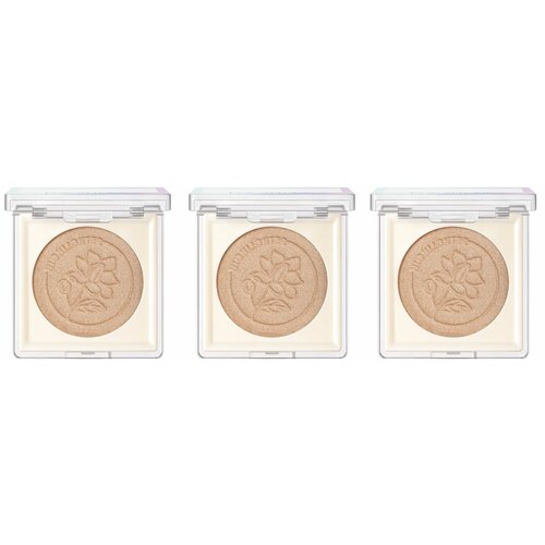 Хайлайтер Focallure, Shimmering, Skin Pressed, Highlighter, тон HS01, 3,3 гр, 3 шт