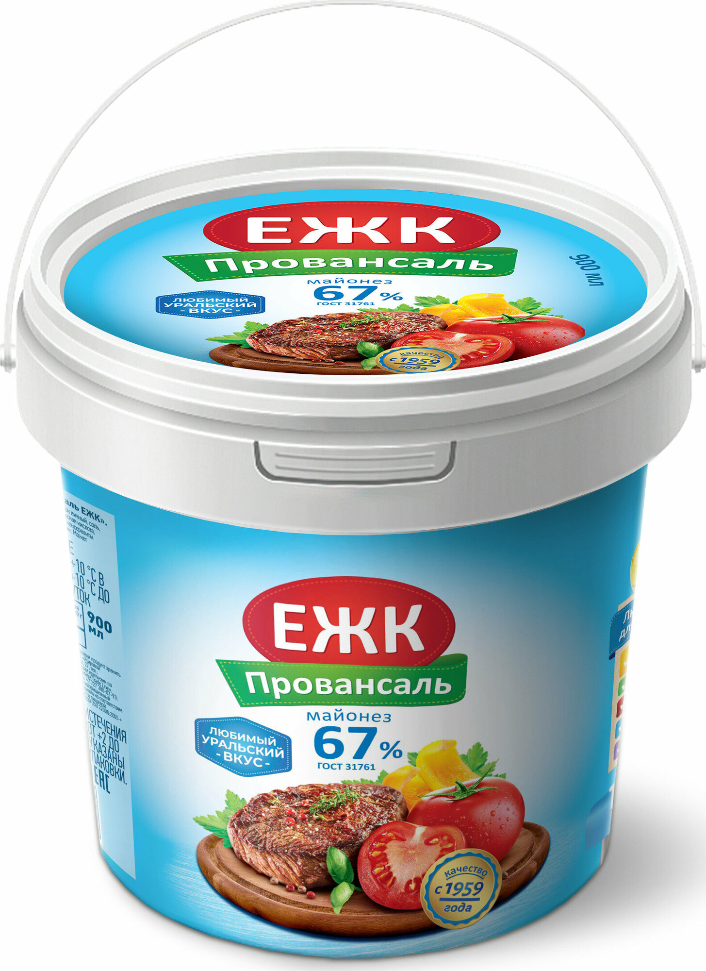 Майонез ЕЖК Провансаль, 67%, 900 мл.