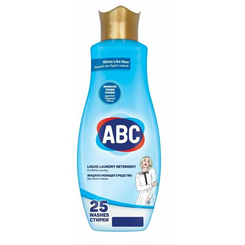 фото Гель для стирки 1,5 л для белого белья abc