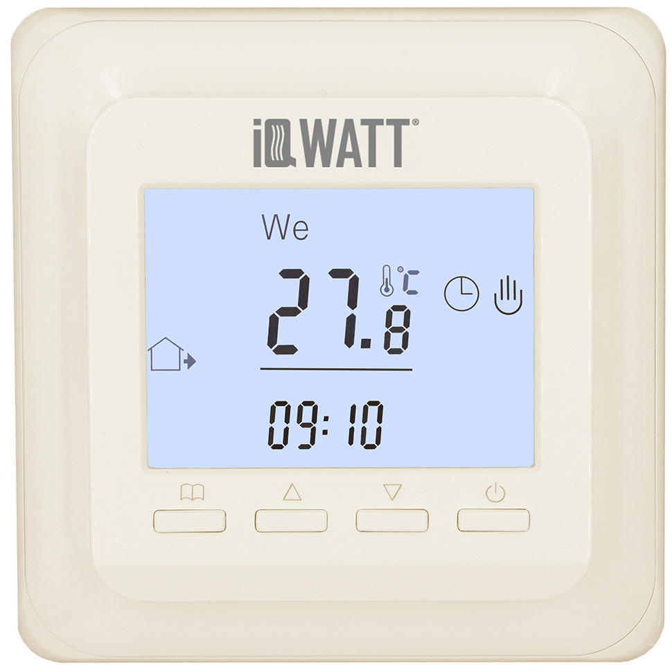 Терморегулятор с ЖК-дисплеем IQ THERMOSTAT Р ivory