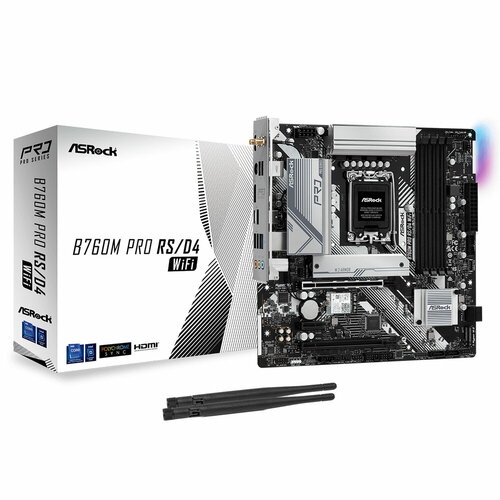 Материнская плата ASRock B760M PRO RSD4 WIFI 1601600₽