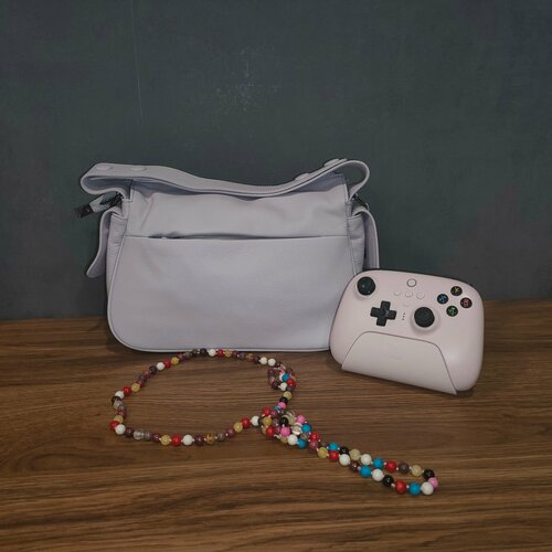 Сумка кросс-боди , фактура матовая, гладкая, розовый