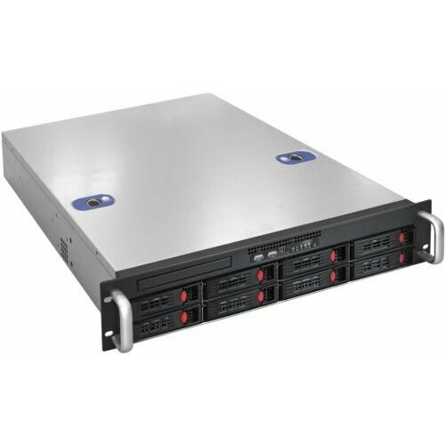 Корпус серверный ExeGate Pro 2U550-HS08 (RM 19, В=2U, Г=550, БП 1U-700ADS, 8xHotSwap, USB) серверный корпус exegate pro 2u550 08 700ads 700w ex284975rus