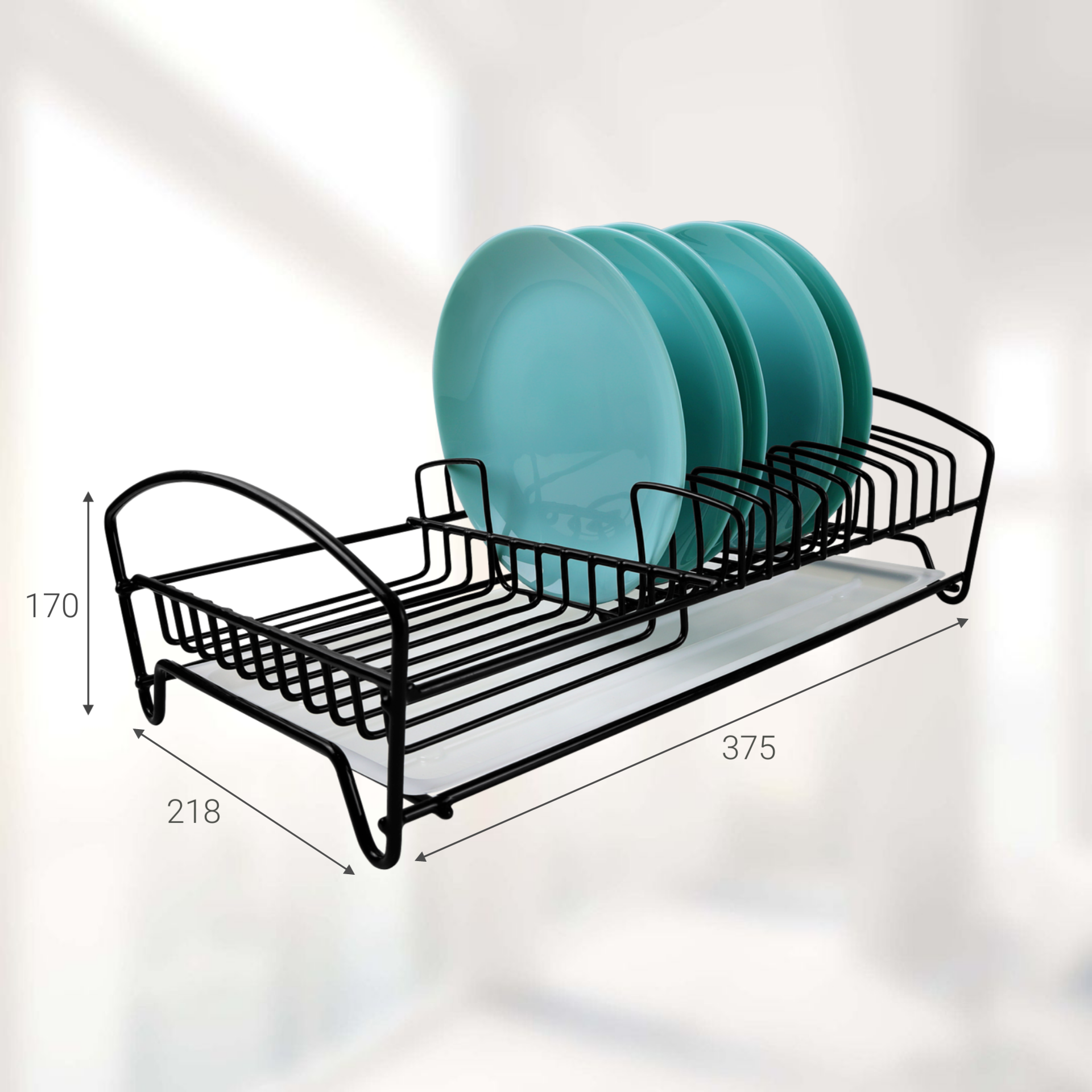 Картинки Сушилка для посуды настольная одноярусная