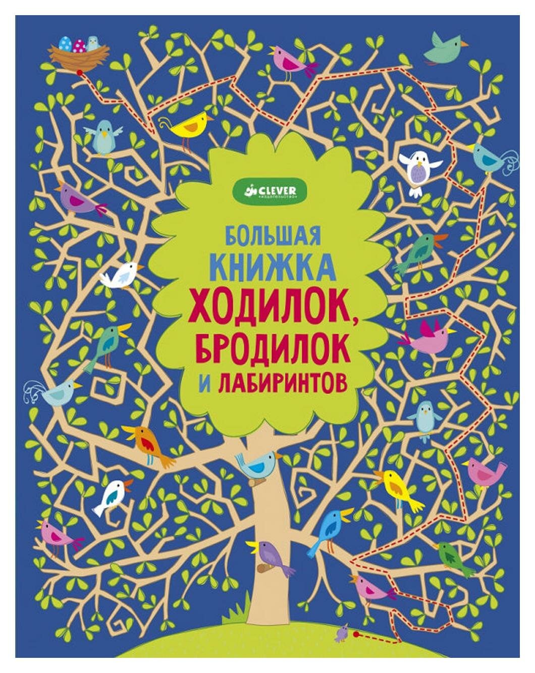 Большая книжка ходилок, бродилок и лабиринтов. Робсон К. Клевер-Медиа-Групп