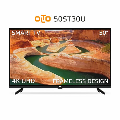 Телевизор OLTO 50ST30U, SMART (Android), черный телевизор olto 43st30h fhd smart