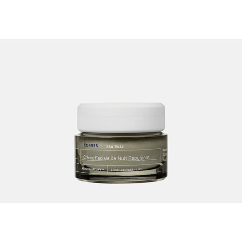 Ночной крем для лица Korres BLACK PINE 4D BioShapeLift Plump-up Sleeping Facial / объём 40 мл регенерирующая маска бандаж 4d с пробиотиком для укрепления овала лица и лифтинг эффекта shary regenerating mask corset 4d with probiotic 1 шт