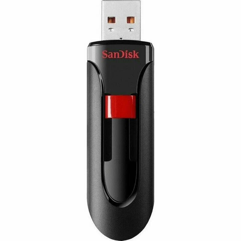 Флеш накопитель 32GB SanDisk CZ60 Cruzer Glide, USB 2.0, Black