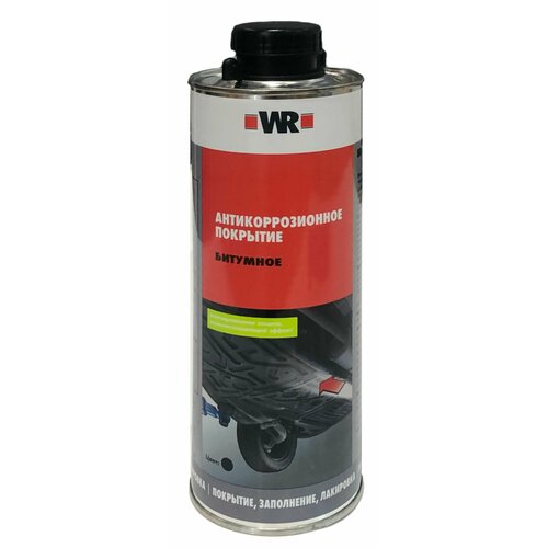 Антикоррозийное покрытие черное на основе битума WR 1000 мл 1250₽