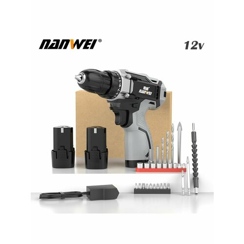 NANWEI 12 В шуруповерт аккумуляторный 2985₽