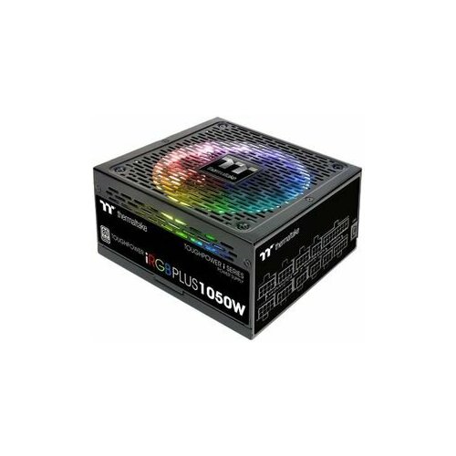 Блок питания Thermaltake Блок питания Thermaltake ATX 1050W Toughpower iRGB Plus 80 platinum 2444pin APFC 140mm fan 12xSATA Cab Manag RTL 30092₽