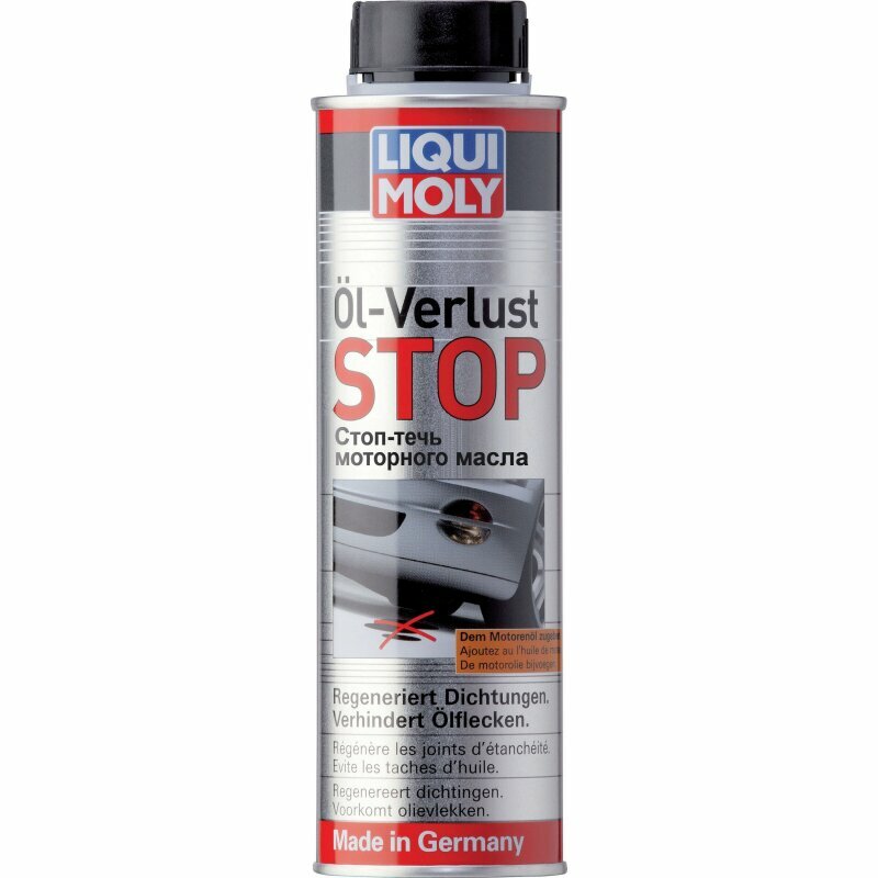 Liqui Moly Oil-Verlust-Stop, стоп-течь, для бензиновых и дизельных двигателей, бутылка 300мл, арт. 2671/1995/1005