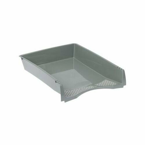 Лоток горизонтальный Buro Стандарт 260х330х60 пластик серый 1450₽