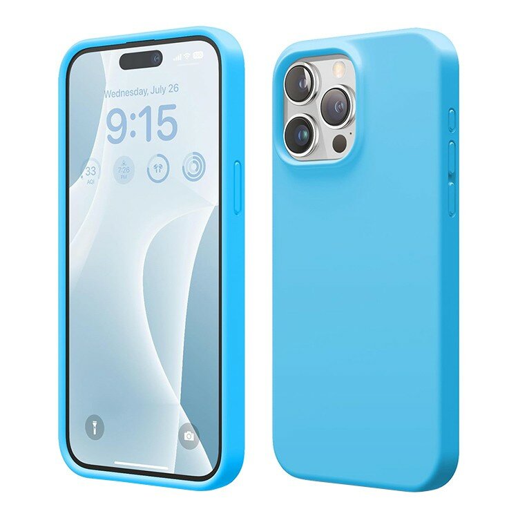 Elago силиконовый чехол для iPhone 15 Pro Max, Soft silicone (Liquid) Ocean Blue