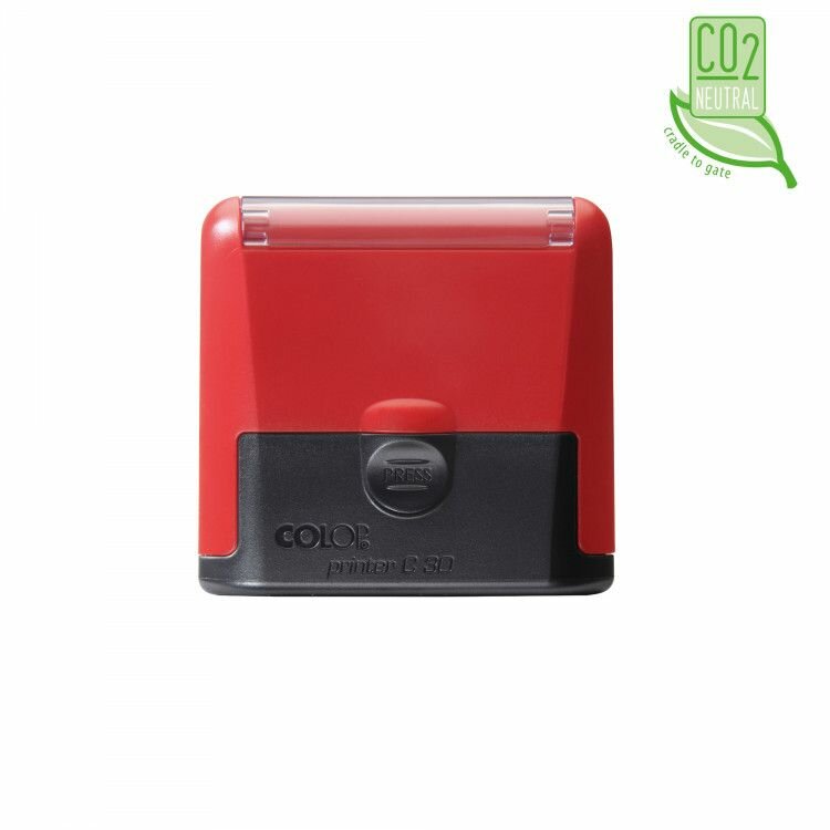 Colop Printer 30 Compact Cover Автоматическая оснастка для штампа с защитной крышечкой (штамп 47 х 18 мм.) , Красный