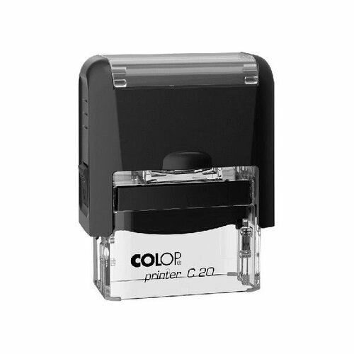 оснастка автоматическая для штампа colop printer 20c 38 х 14 мм белая Colop Printer 20 Compact Автоматическая оснастка для штампа (штамп 38 х 14 мм.), Чёрный