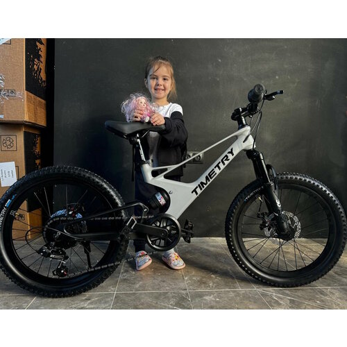 Велосипед Time Try ТT2307s 20 Рама магниевый сплав 12 Подростковый Детский Унисекс серый 2230000₽