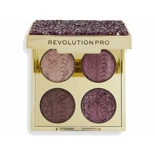 Палетка теней для ВЕК REVOLUTION PRO CRYSTAL EYE QUAD