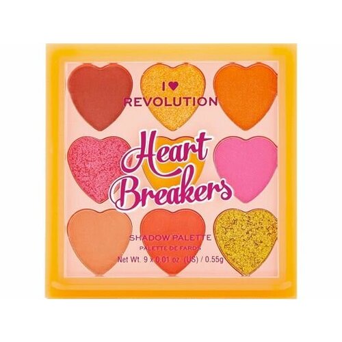 i heart палетка теней heart breakers joy 5г Палетка теней I Heart Revolution HEART BREAKERS PALETTE Fiery