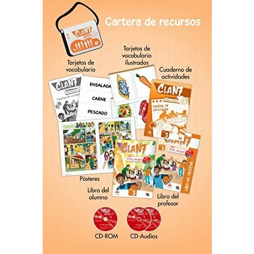 Clan 7 con Hola, amigos! 3 Cartera de recursos para el profesor clan 7 con hola amigos 2 cuaderno de actividades