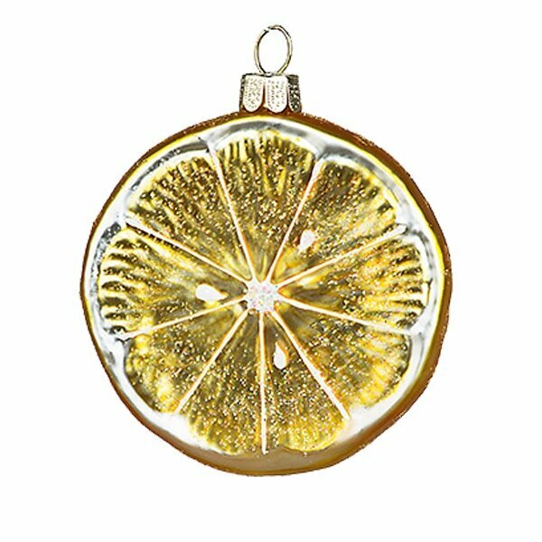 фото Ёлочная игрушка "Долька лимона" Holiday Classics, GLT464
