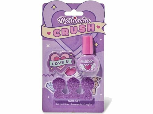 Мини-набор для ногтей Martinelia Crush Nail Set Purple