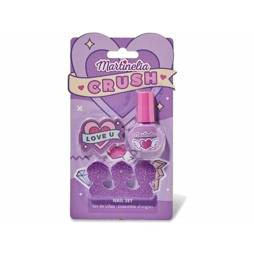 Мини-набор для ногтей Martinelia Crush Nail Set Purple