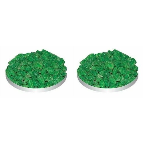 Тритон Грунт для аквариума блестящий, зеленый, крупный, 800 гр, 2 уп